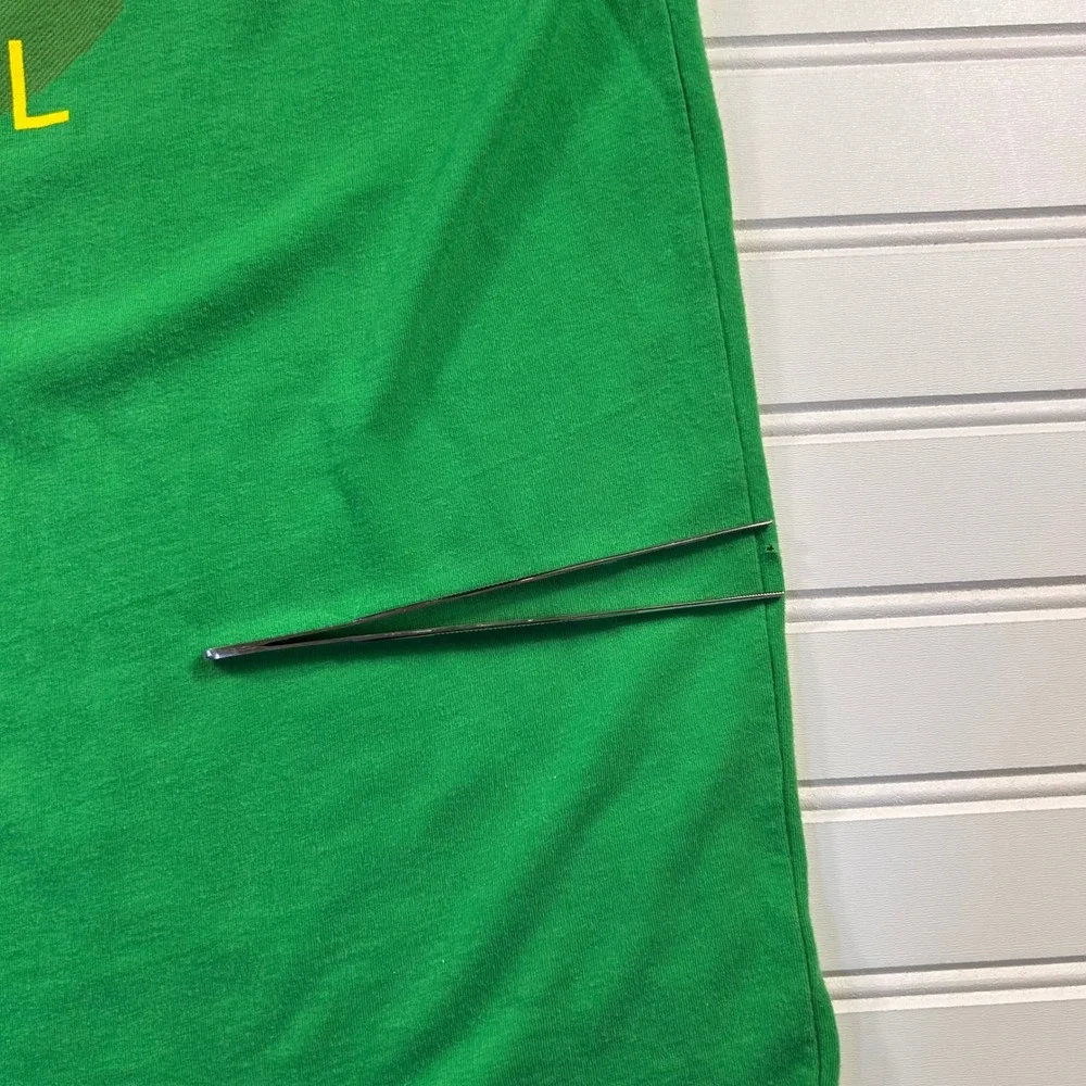 FLAWED Roots of Fight Machida Karate Brazil Graphic T-Shirt Men Medium Green MMA - Picture 5 of 10